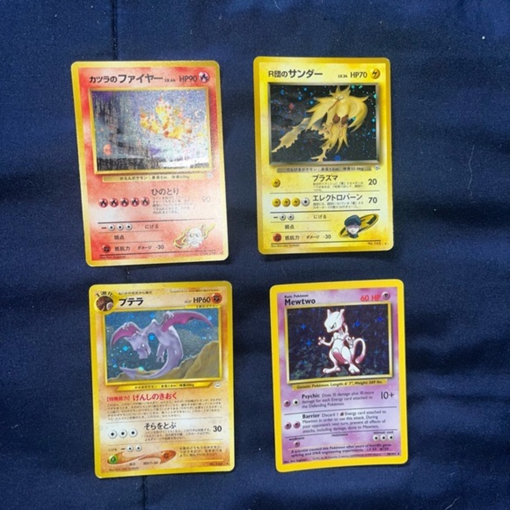 Pokémon cards Rare Set ( no moltress )